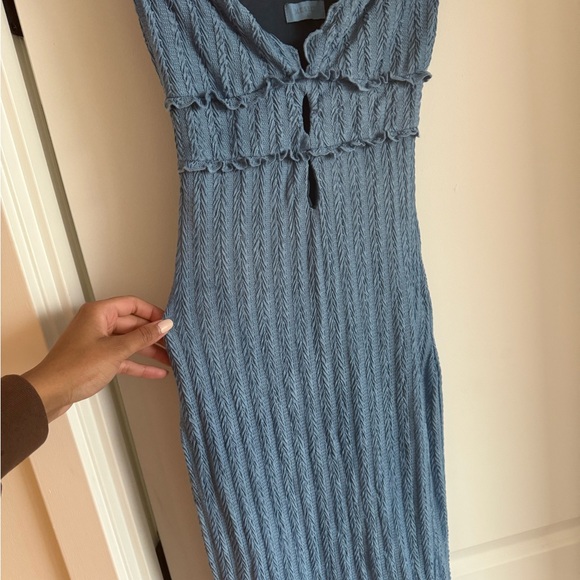 MESHKI natalie off shoulder maxi dress - Picture 5 of 6